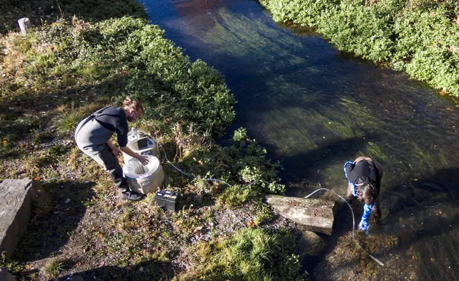 How long to collect water samples?