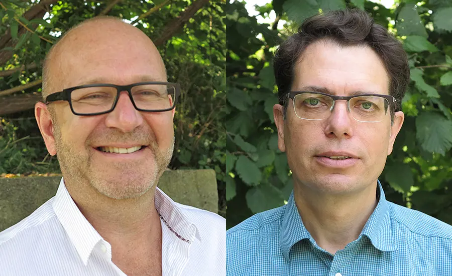 Benoit Ferrari new director at the Ecotox Centre, with Etienne Vermeirssen as deputy director