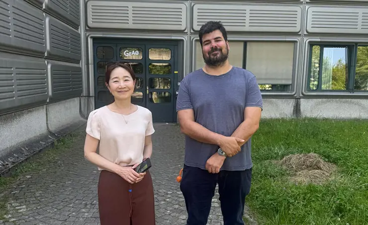 Korean scientist visits