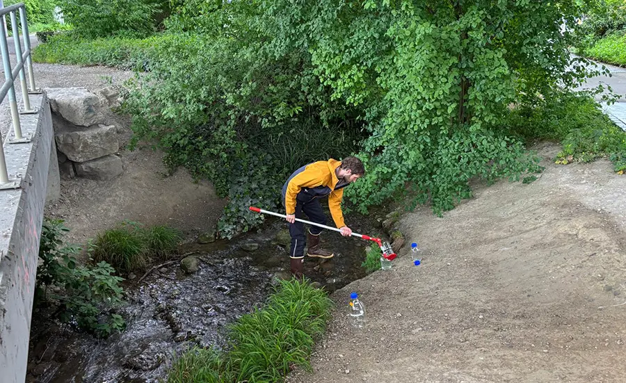 Ecotoxicological analysis of samples from watercourses near roads in the city of Zurich