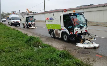 Assessment of high-pressure road cleaning using bioassays